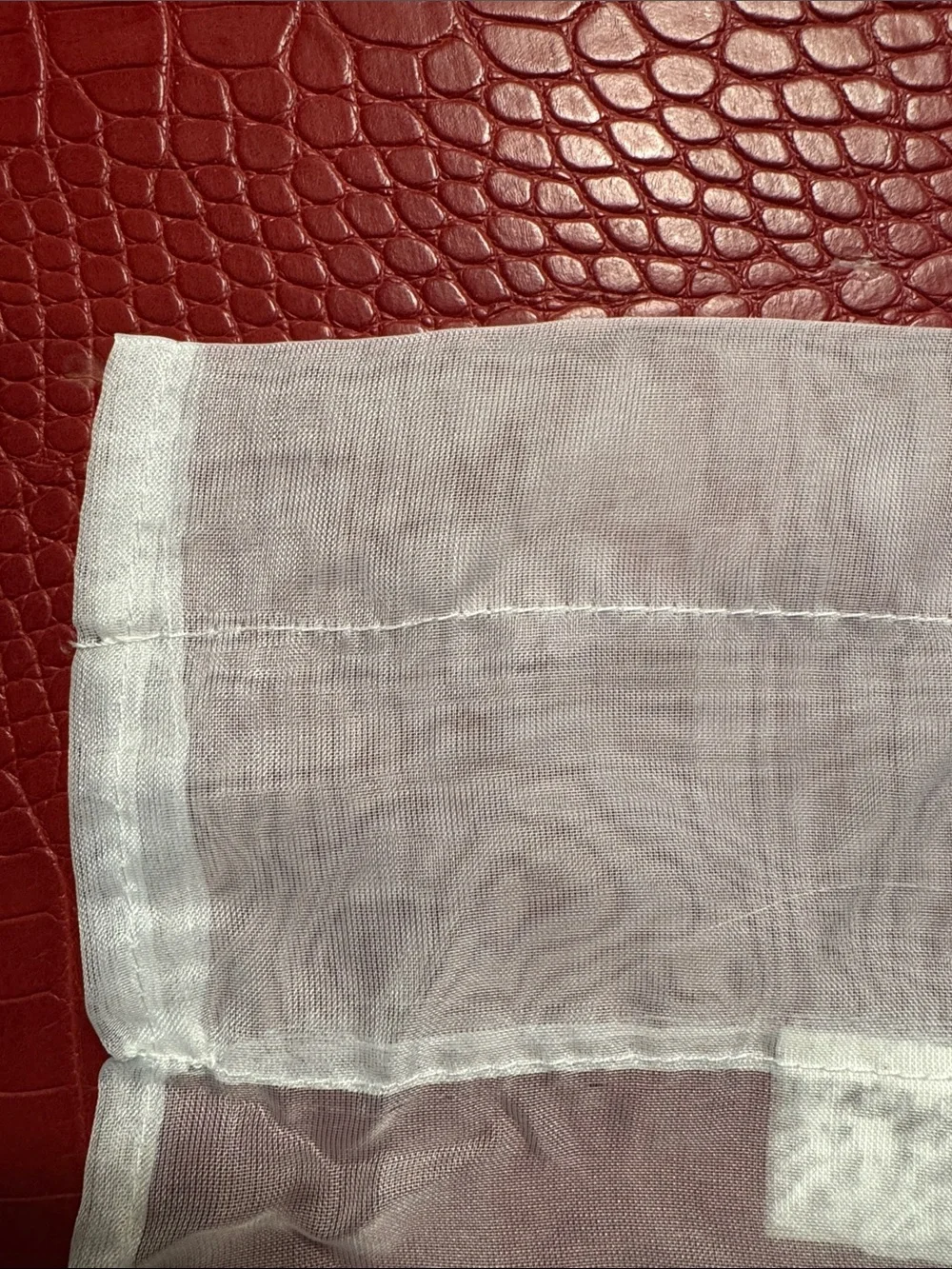 Vintage 2 sheer curtain panels 7ft x 4ft